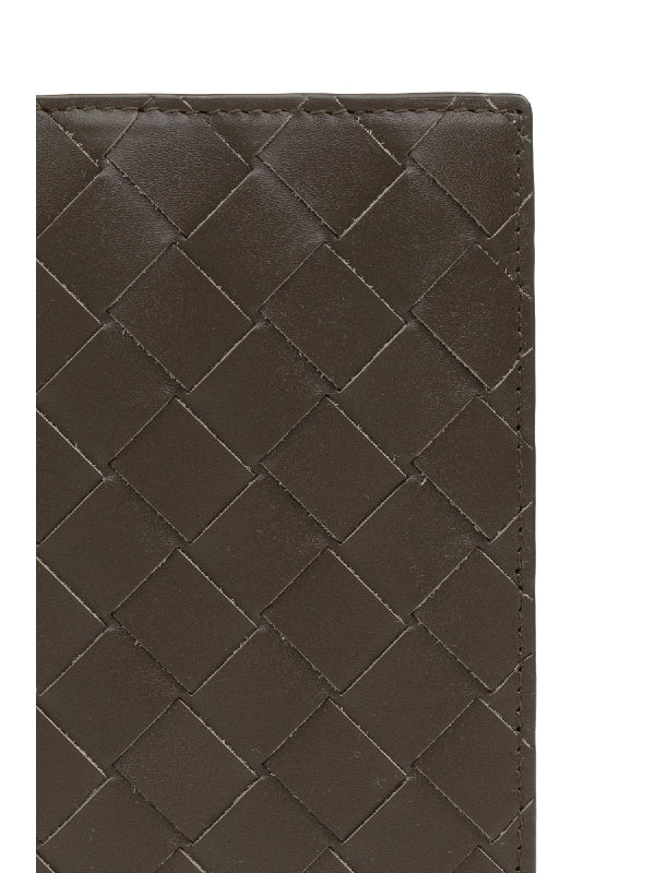 Intrecciato Leather Passport
  Case