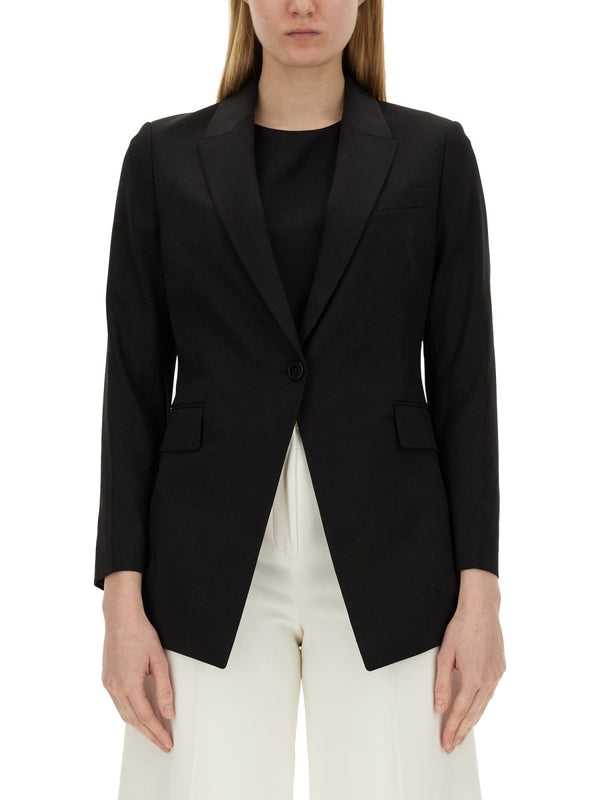 Theory Black Tailored Jackets