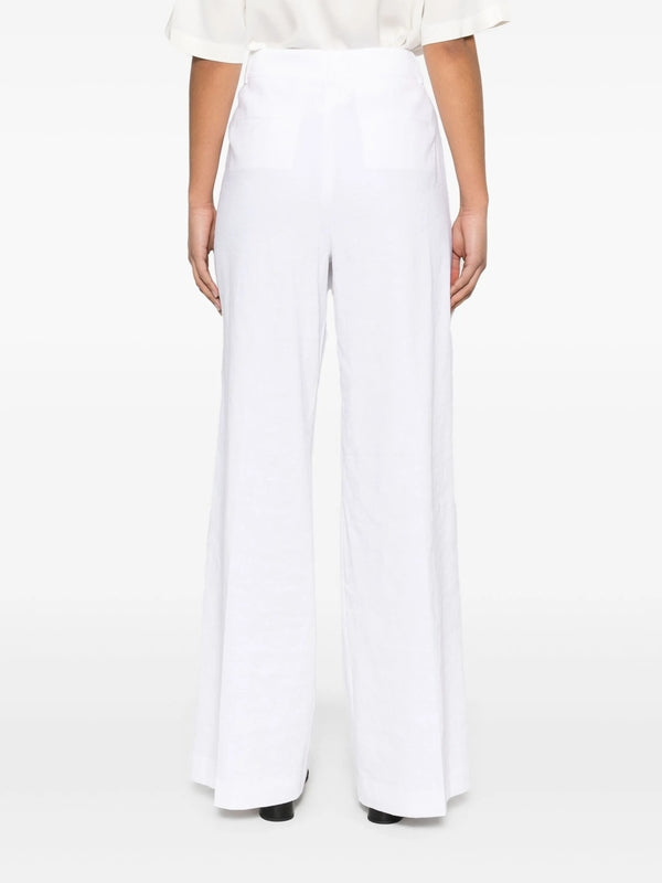 Theory White Trousers