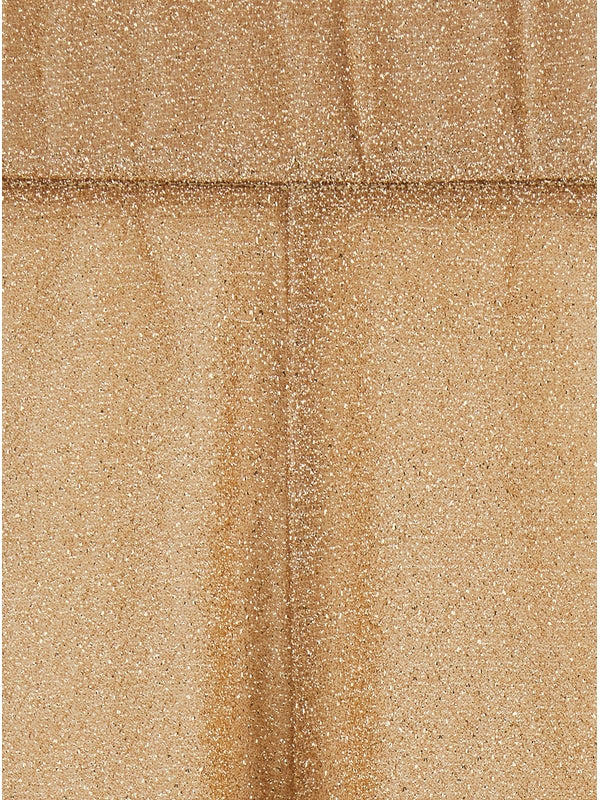 LUMIERE Metallic Banded Pants