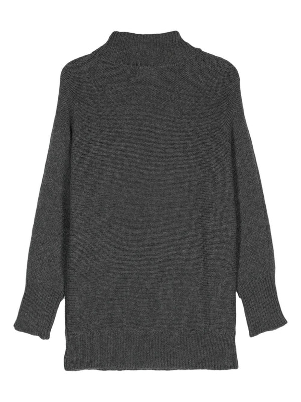 High Neck Wool Knit