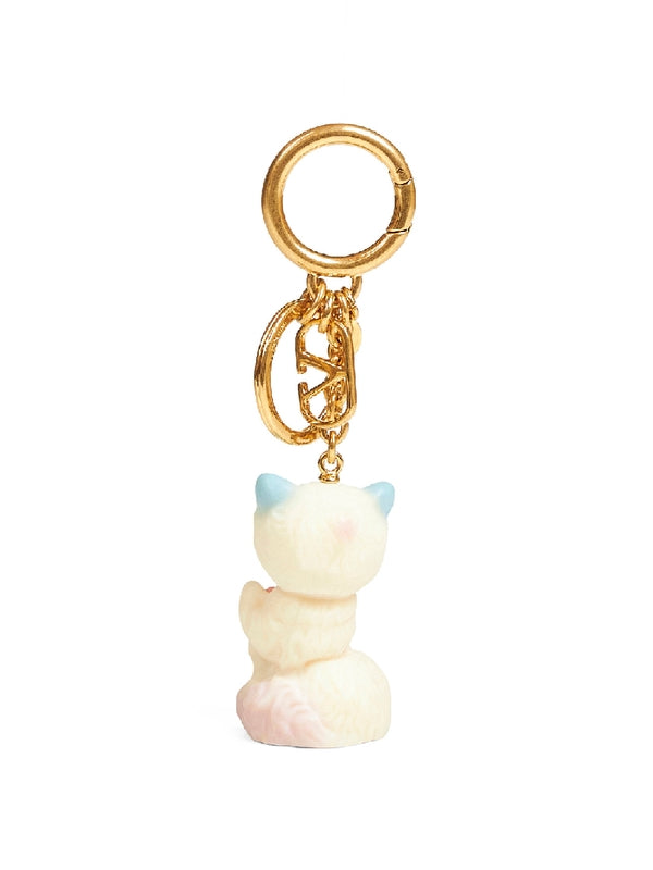 Valentino Gold White Keyrings