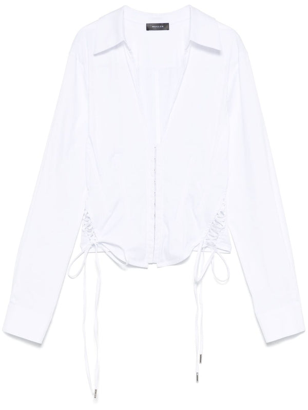Mugler White Shirts & Blouses
