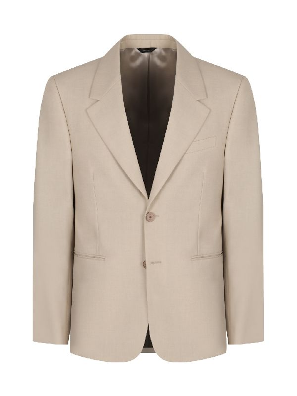Virgin Wool Single-breasted Jacket