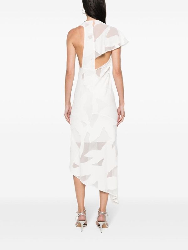 White
  Asymmetric Dress