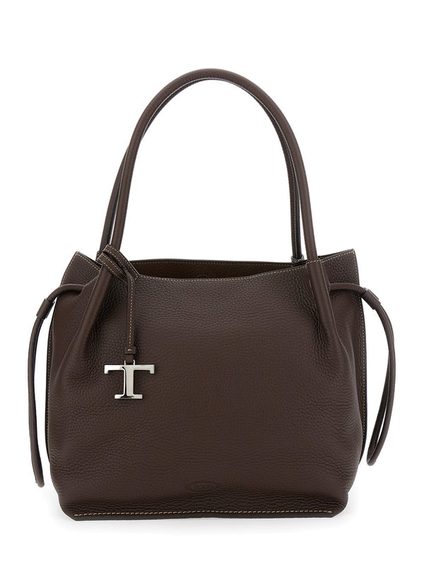 Tod'S Brown Tote Bags