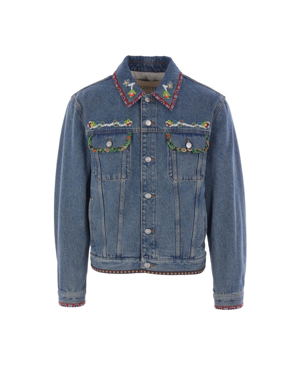 Valentino Blue Trucker