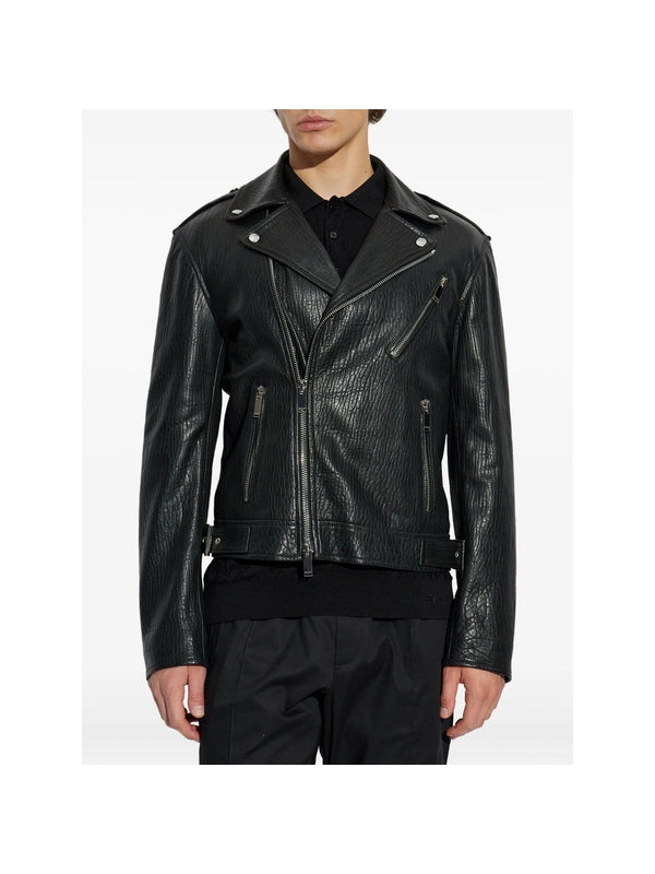 Alexander Mcqueen Black Biker