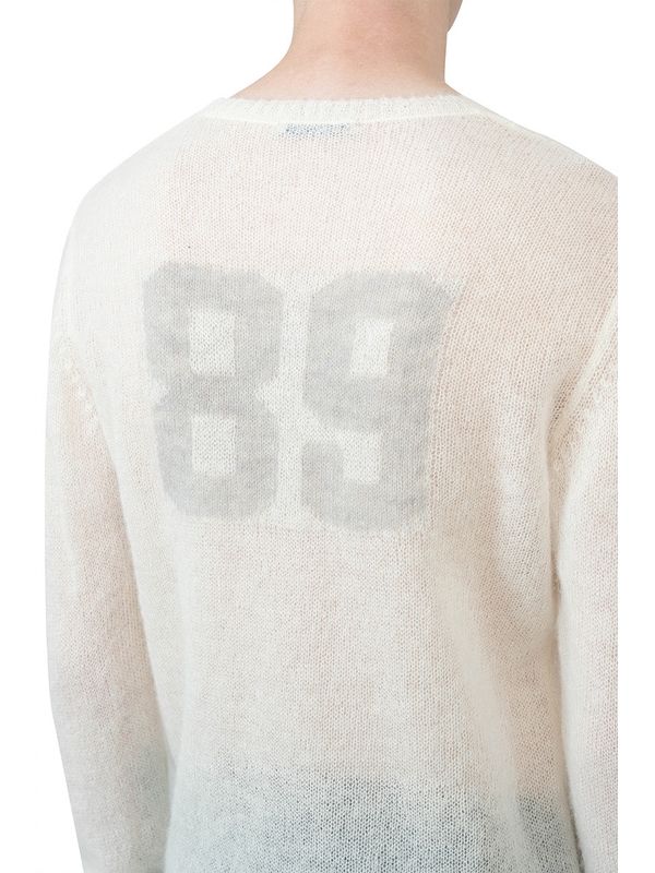 Champions Back Number Jacquard Knit