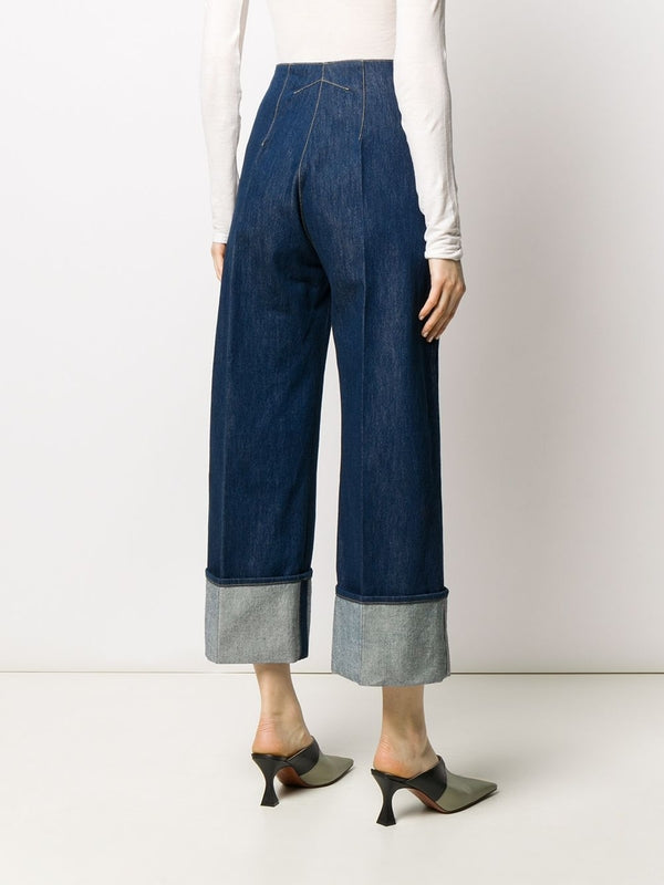 Patou Blue Denim Pants