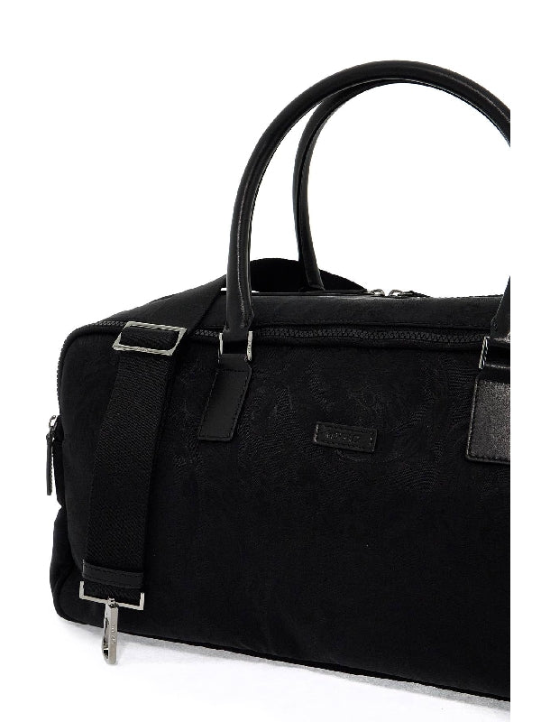 Barocco Jacquard Nylon Duffel Bag - Jente