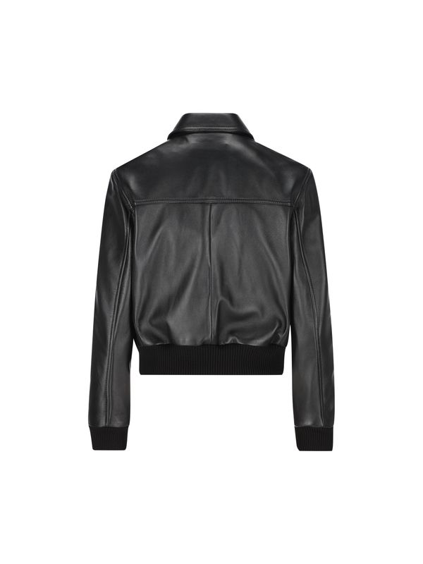 トリオンフ ロゴパッチ レザージャケット