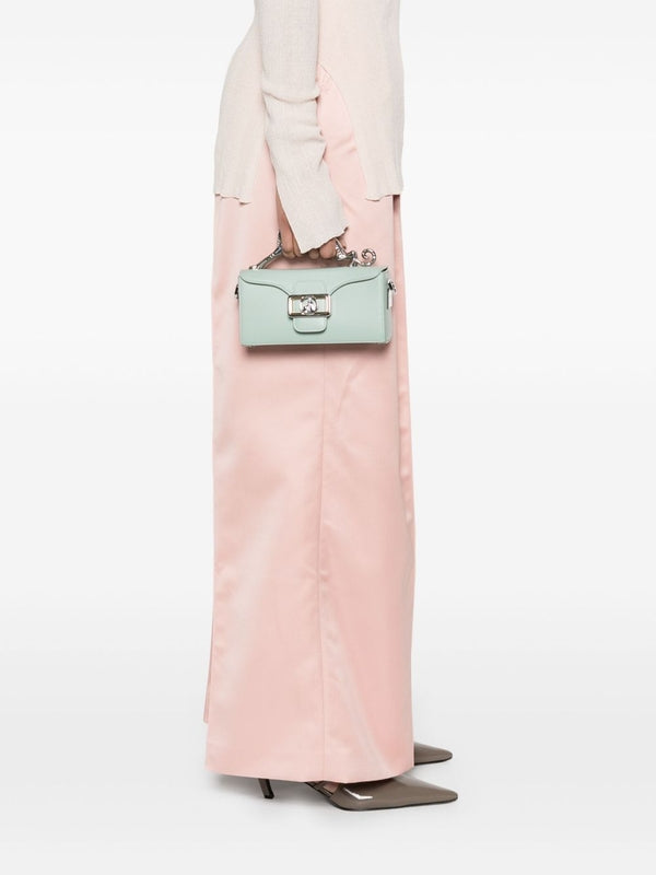 Cat Handle Leather Tote Bag