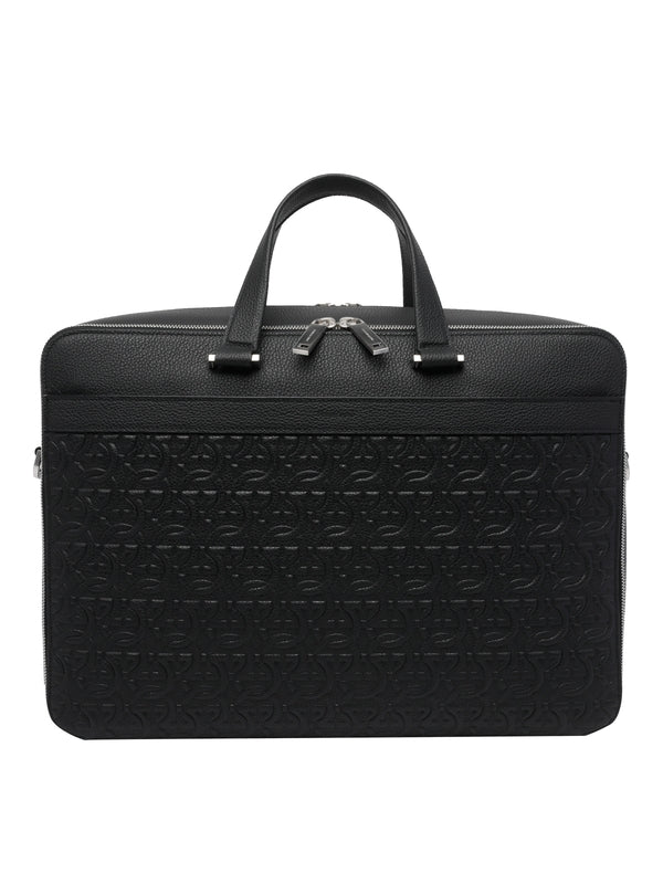 Ferragamo Black Brief Case