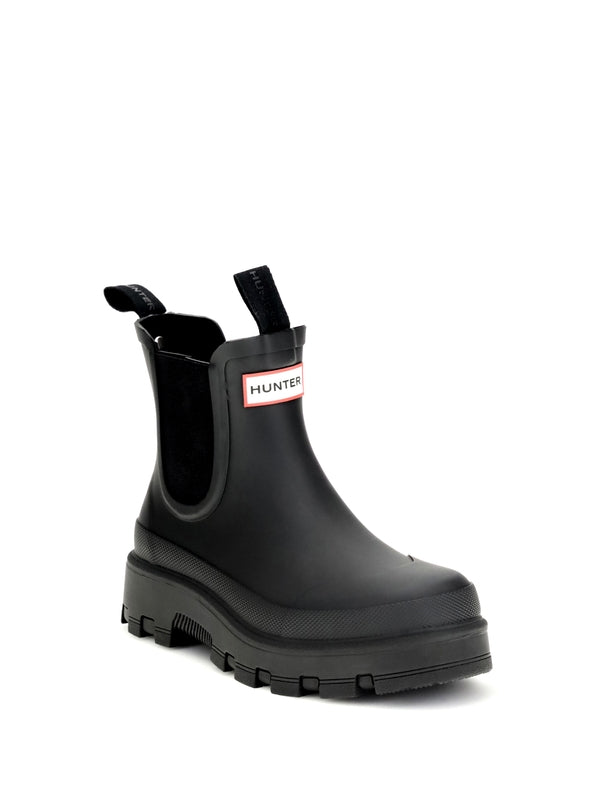 Hunter Black Chelsea Boots