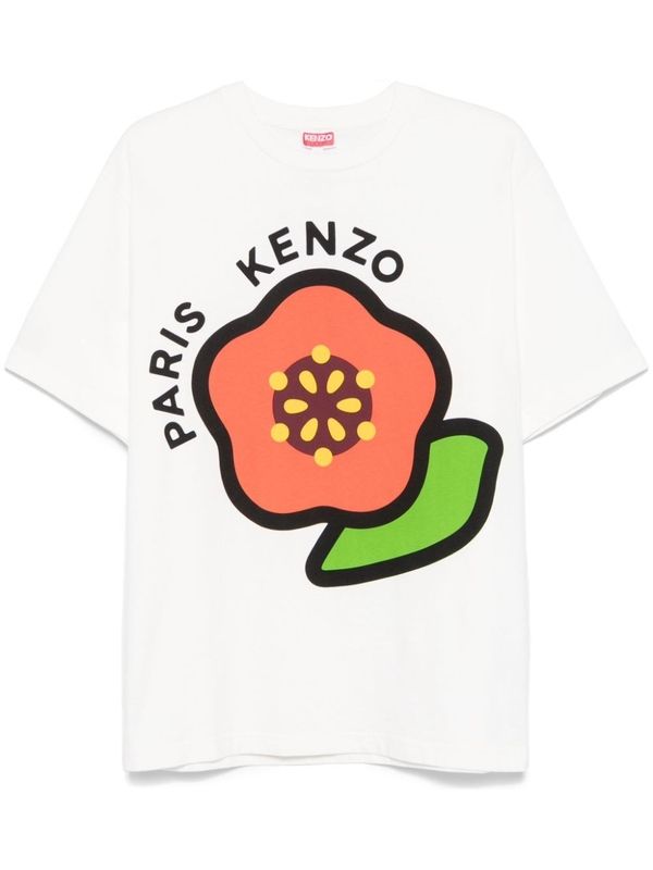 Bokeh Flower Printing Short Sleeve T-Shirt