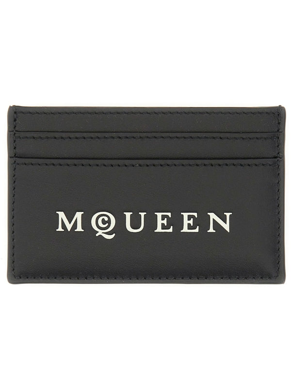 Alexander Mcqueen Black Card Holders
