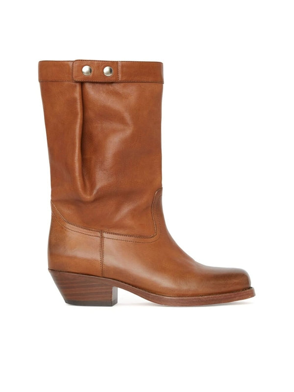 Ademe Leather Ankle Boots