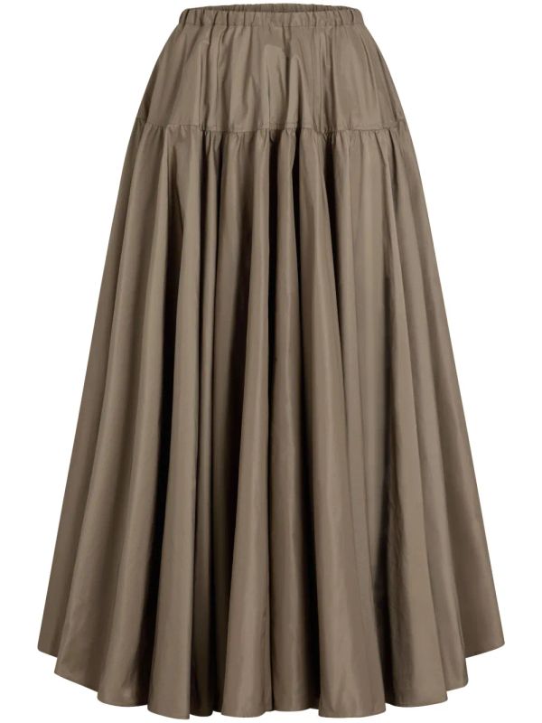 Flare Volume
  Long Skirt