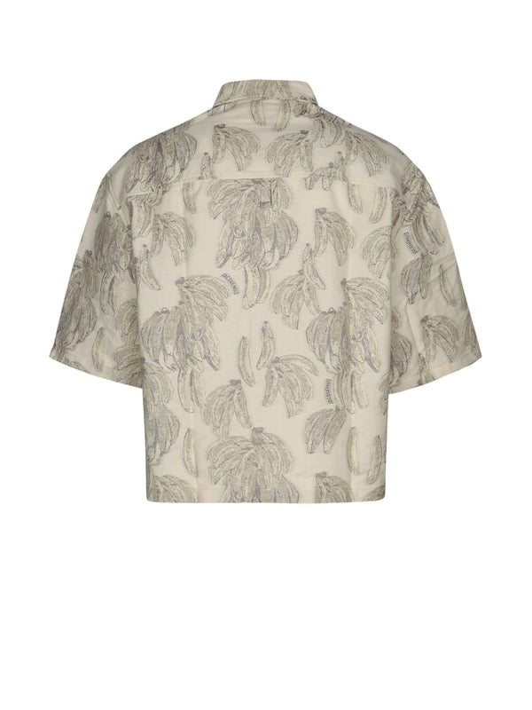 ALOE Jacquard Short-Sleeve Shirt