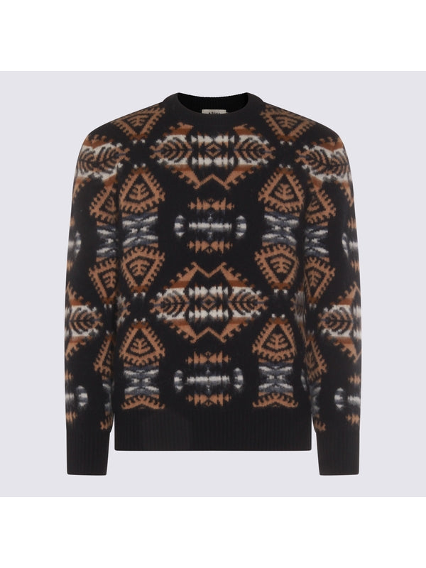 Altea Navy Brown Knitted