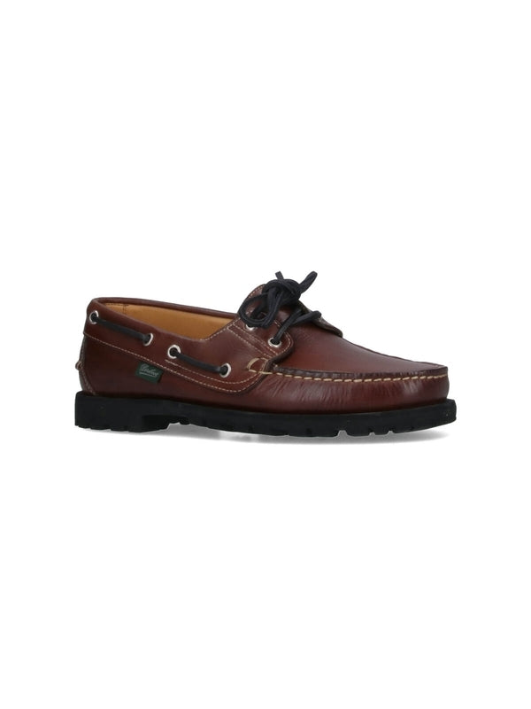 Malo Leather Lace-up Loafers