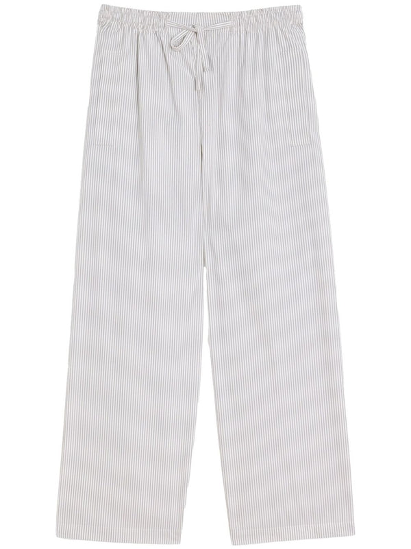 Stripe Cotton Poplin Pajama Pants
