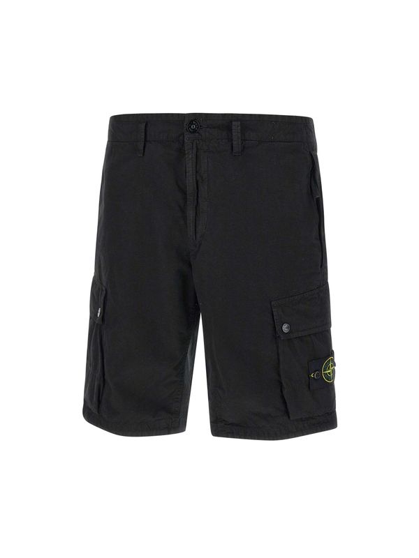 Wappen Patch Cargo Pocket Bermuda Shorts