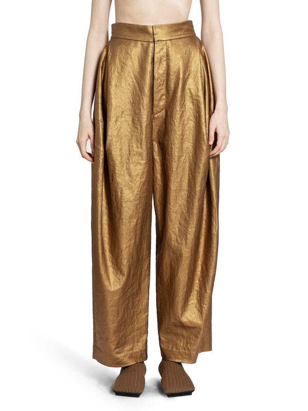 WIDE LEG  UW3016 UW002 Gold Trousers