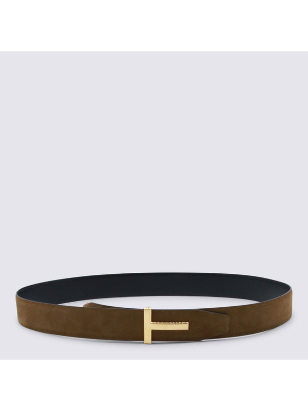 Tom Ford Brown Leather Belts