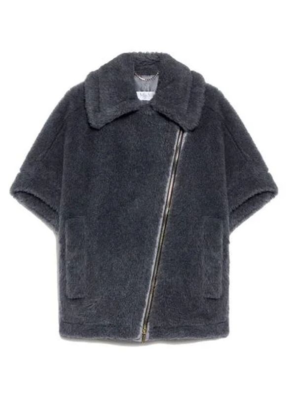 Teddy Shearling Zip-Up Jacket