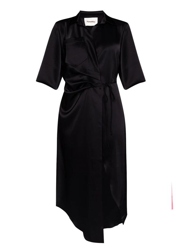 Lais Asymmetric Wrap Dress