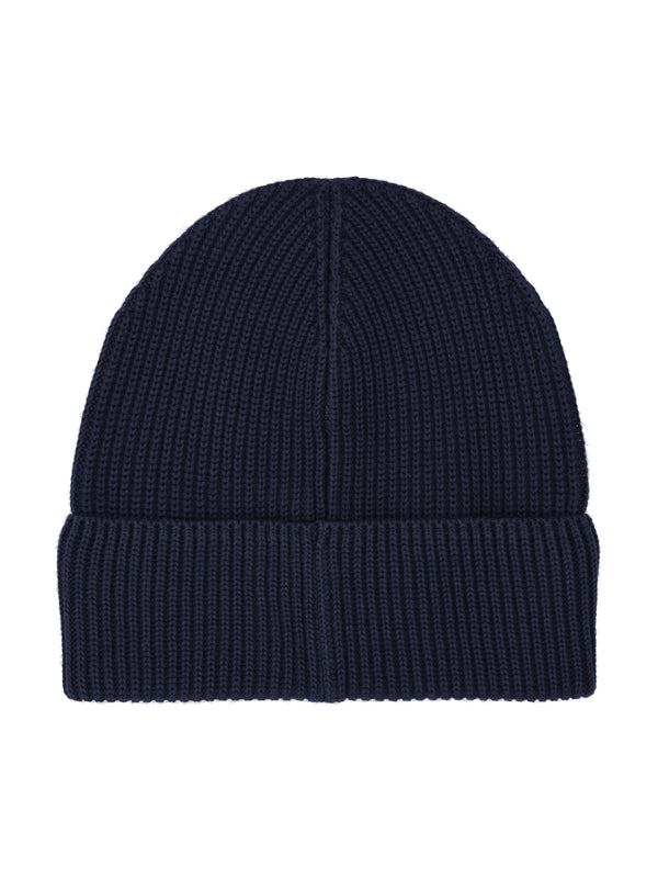 Logo Patch Cotton Beanie