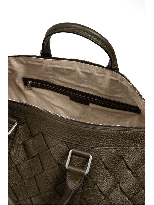 Intrecciato Calfskin Boston
  Bag