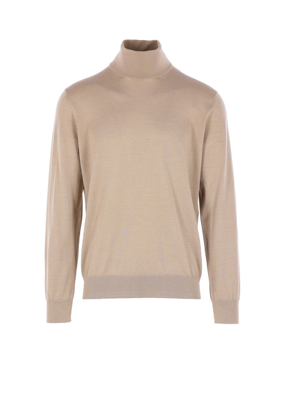 Z Zegna Beige Knitted