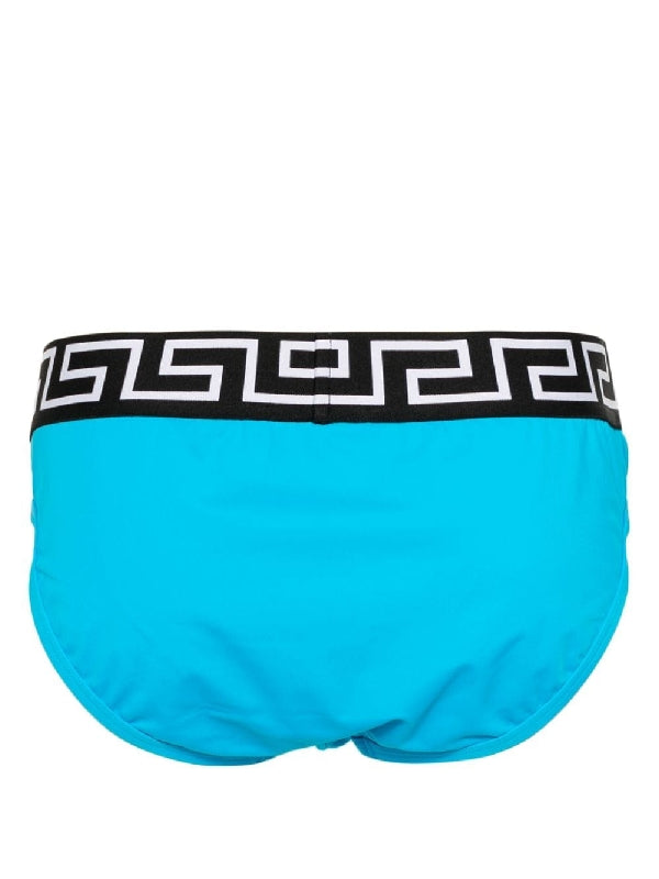 Greca Medusa Band Swim Pants