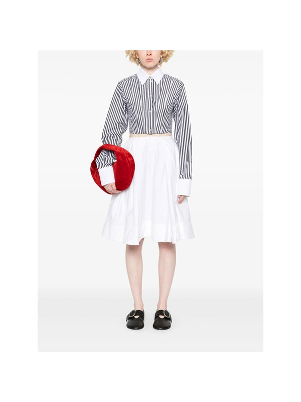 Abano Stripe Crop Shirt