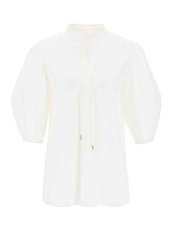 Balloon Sleeve Tunic Shirt