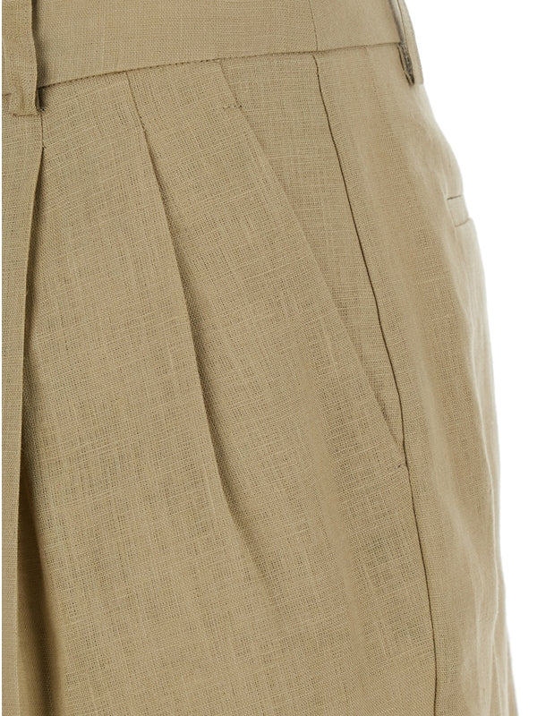 Linen Bermuda Shorts