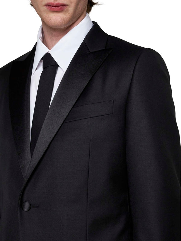 Black Slim Fit Suit Setup