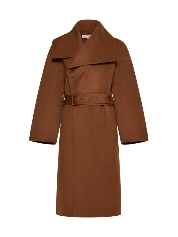 Belt Wrap Wool Coat