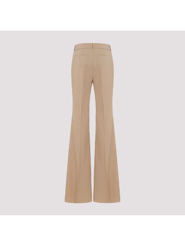 Wool Flare Tailored Pants