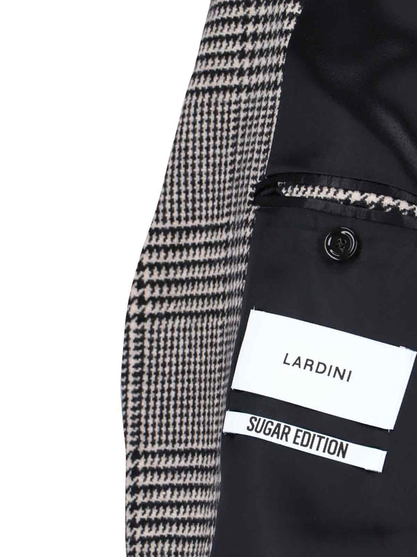 LARDINI - Boutonniere Wool Single Coat - Jente