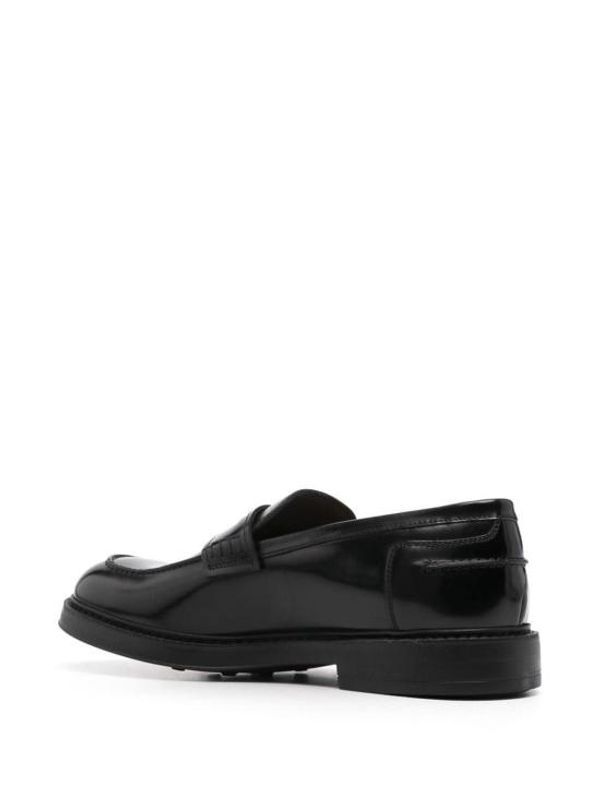 Black Leather Penny Loafer