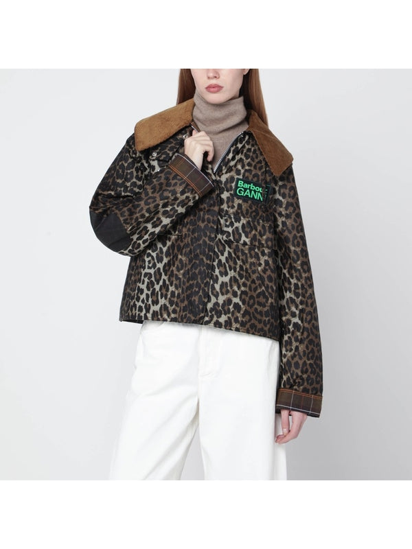 Barbour Brown Leopard Jackets