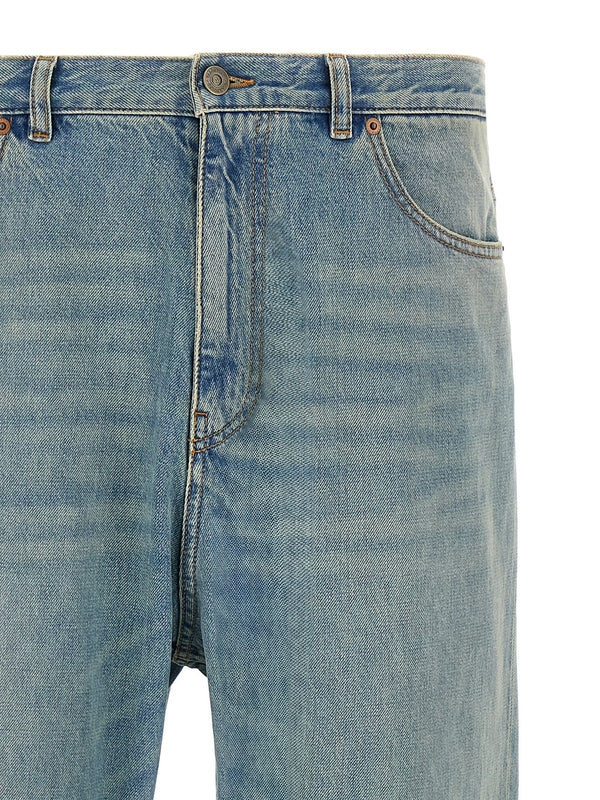 Back Logo
  Patch Washing Denim Pants