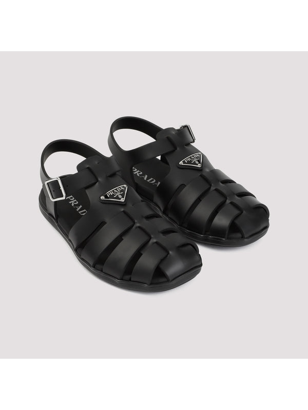 Triangle Logo Rubber Fisherman Sandals