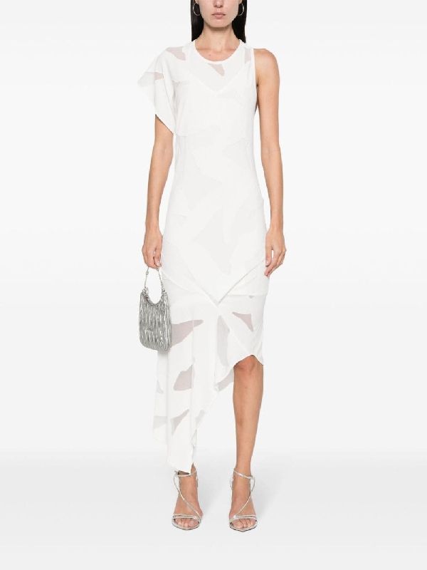 White
  Asymmetric Dress