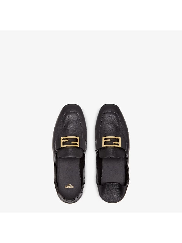 Fendi Flat shoes Black Driving Shoes