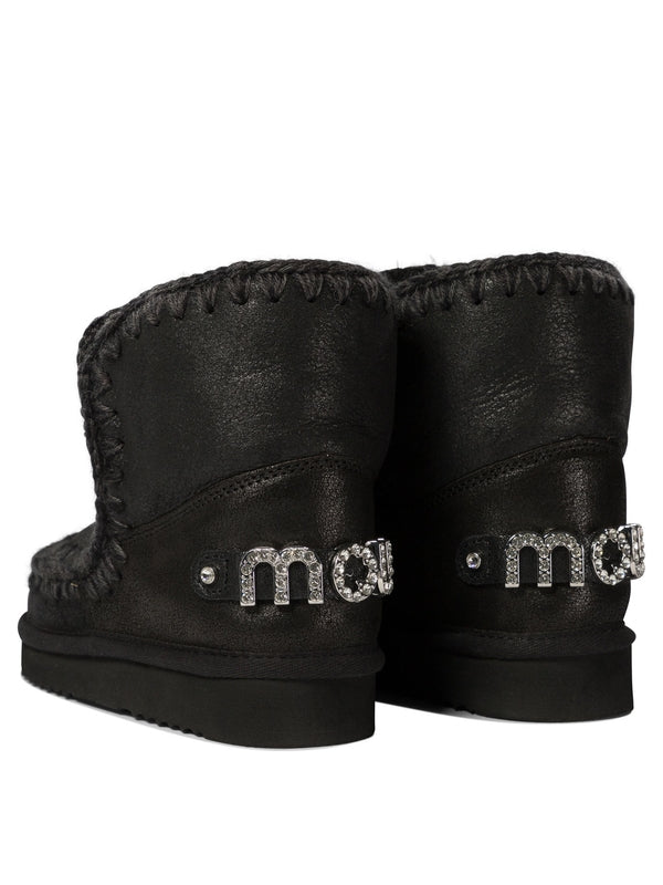 Eskimo 18 Logo Patch Ankle Boots